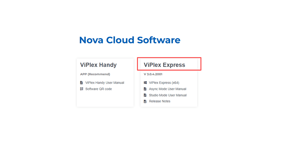 Novastar Viplex Express