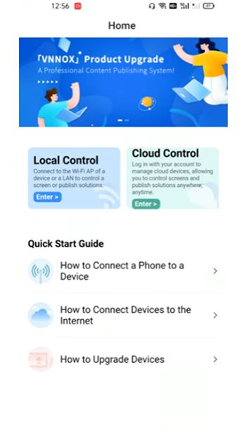Viplex Handy Device Control Methods
