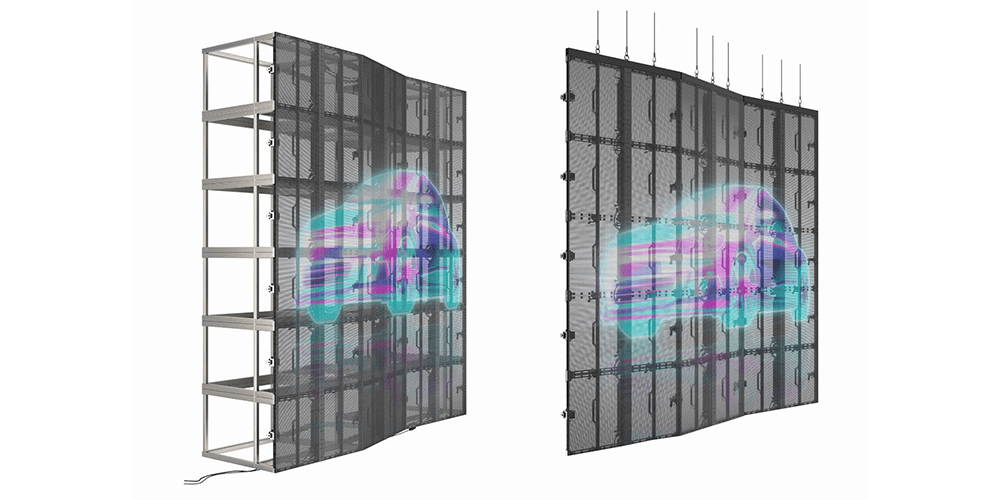 Transparent LED screen-1 Transparent LED screen