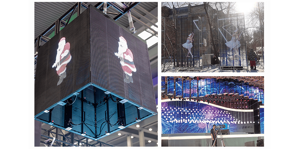 Transparent LED screen-Application Transparent LED screen