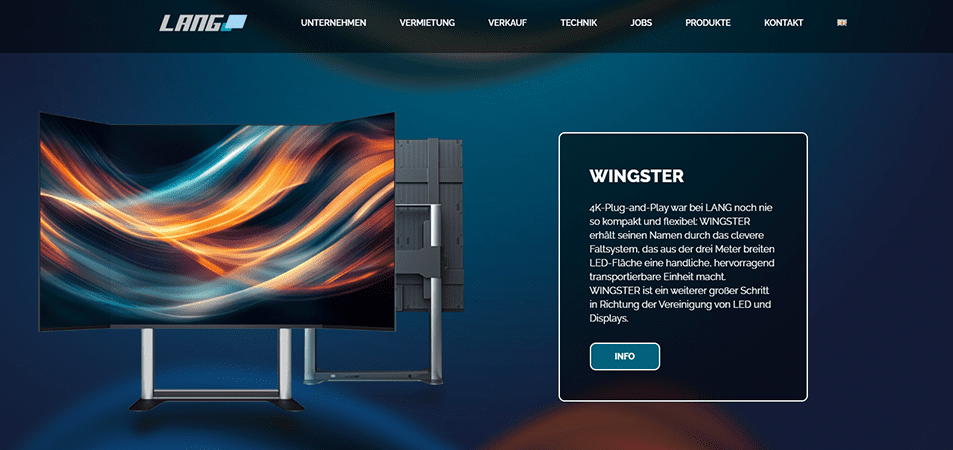 1.10 LANG AG Lindlar LED Display Manufacturer LANG AG Lindlar LED Display Manufacturer