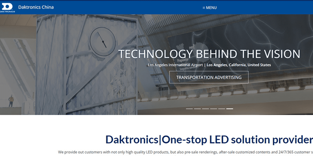 1.1 Daktronics – LED display supplier Daktronics - LED display supplier