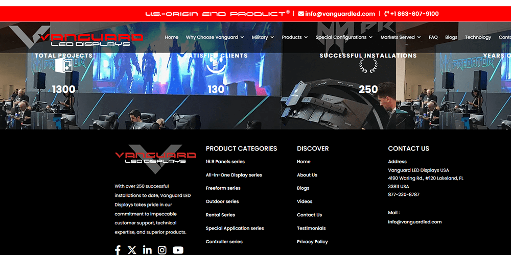 1.9 Vanguard LED Display – LED display supplier Vanguard LED Display