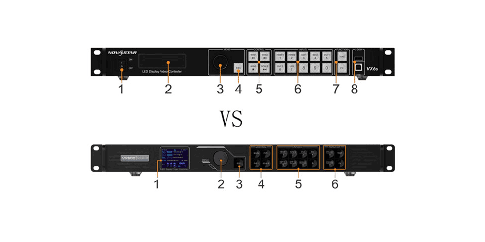 NovaStar VX6s vs VX600