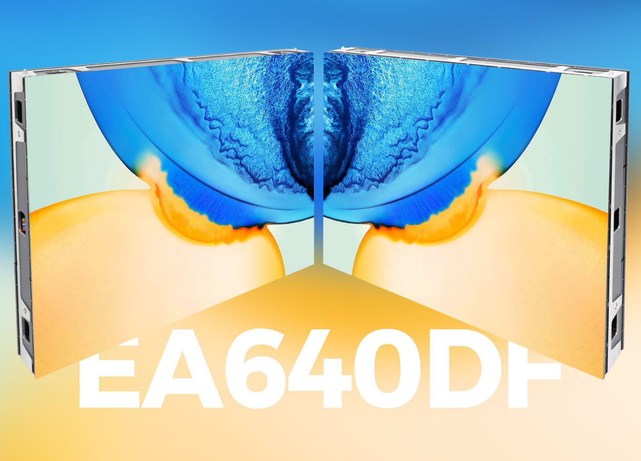 EA640DF double face indoor LED display