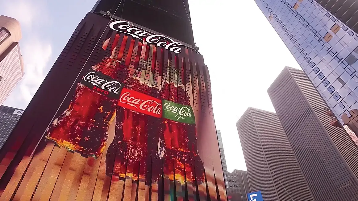 Shocking 3D Advertising Billboard Conference LED Screen