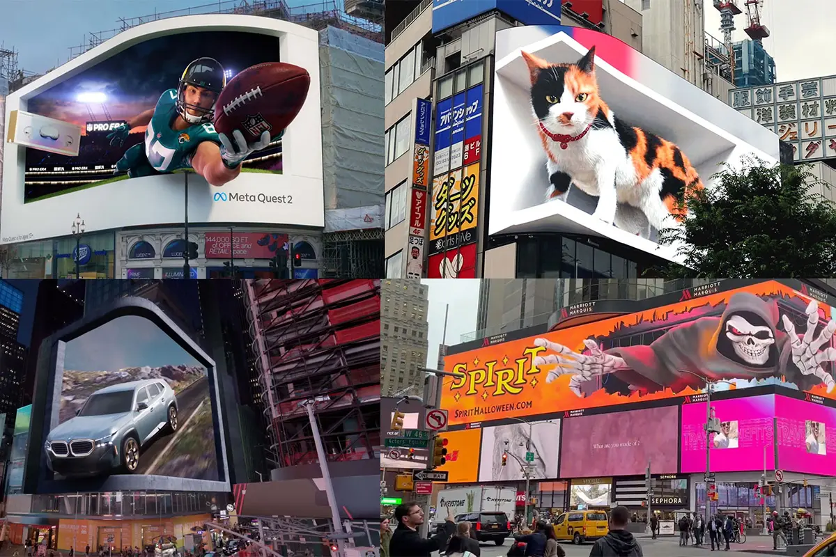 Landmark 3D billboard Landmark 3D billboard