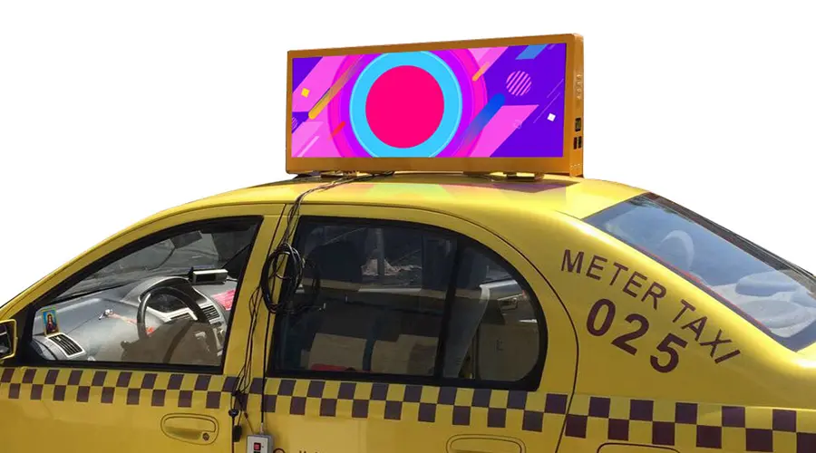 Taxi-Top LED Display Screen Dynamic Ceremony Backdrop