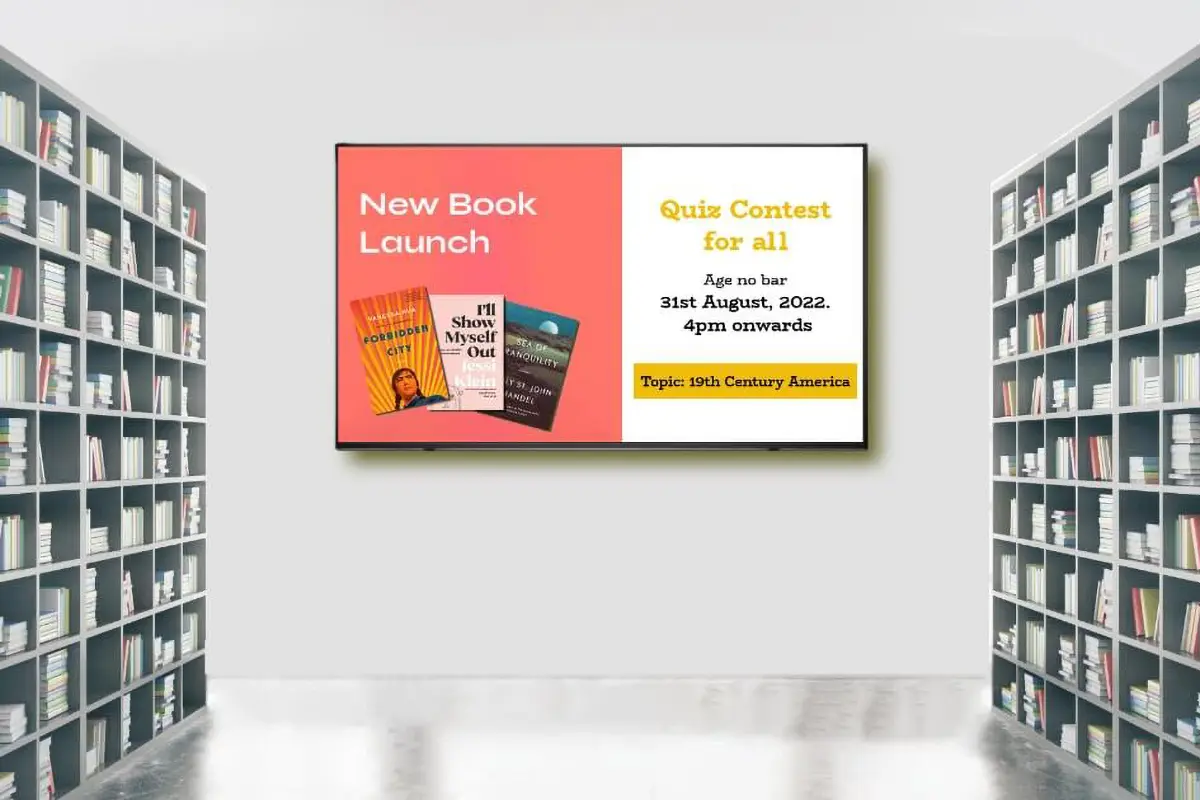 Library Display Screen Library Display Screen