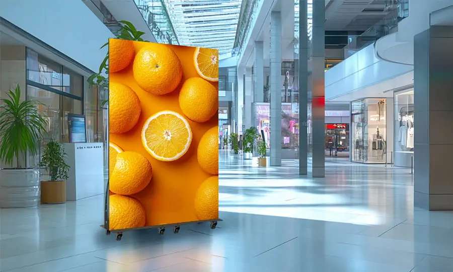 Poster LED Display in the Shopping Mall Poster LED Display in the Shopping Mall