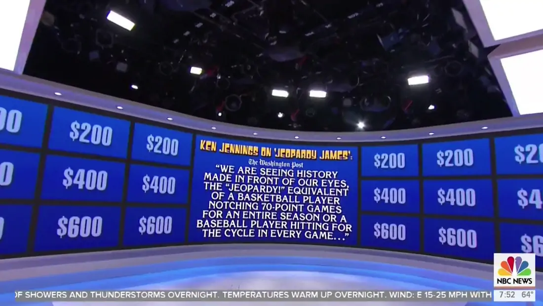 Jeopardy Virtual Sets In-Room LED Movie Screen
