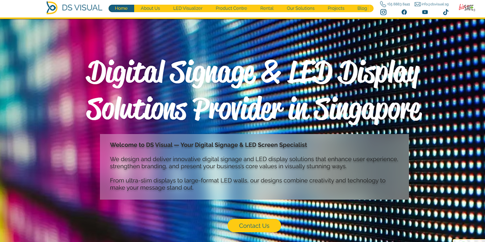 1.3 DS Visual – LED Display Suppliers in Singapore 1.3 DS Visual - LED Display Suppliers in Singapore