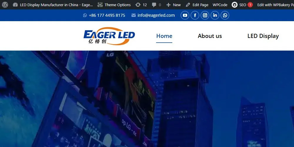 05-eagerled - LED Display Price - LED Display Price EagerLED official website homepage