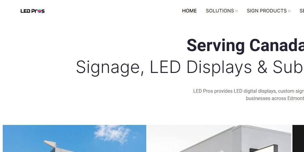 06-led-pros - LED Display Price - LED Display Price LED Pros official website homepage