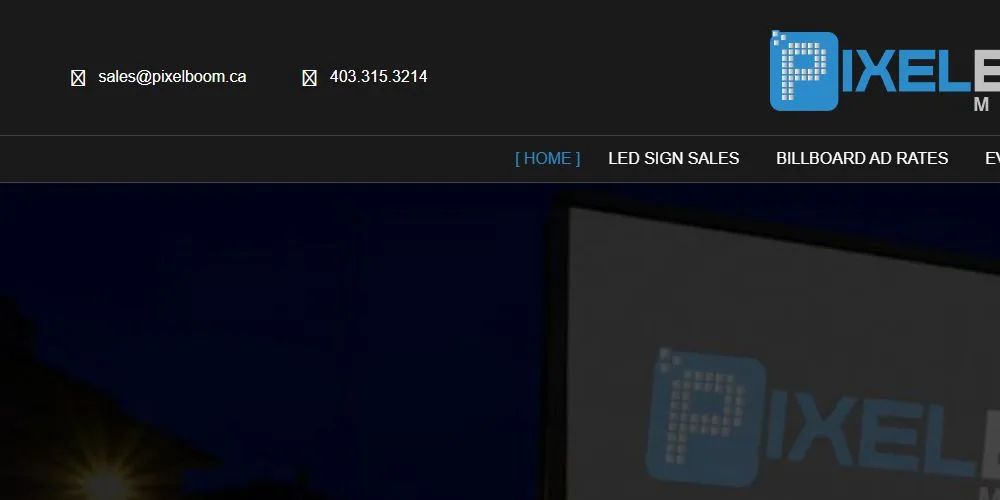 PixelBoom Media official website homepage