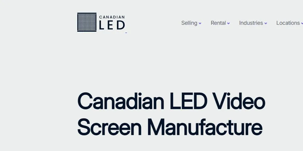 10-canadian-led - LED Display Price - LED Display Price Canadian LED official website homepage