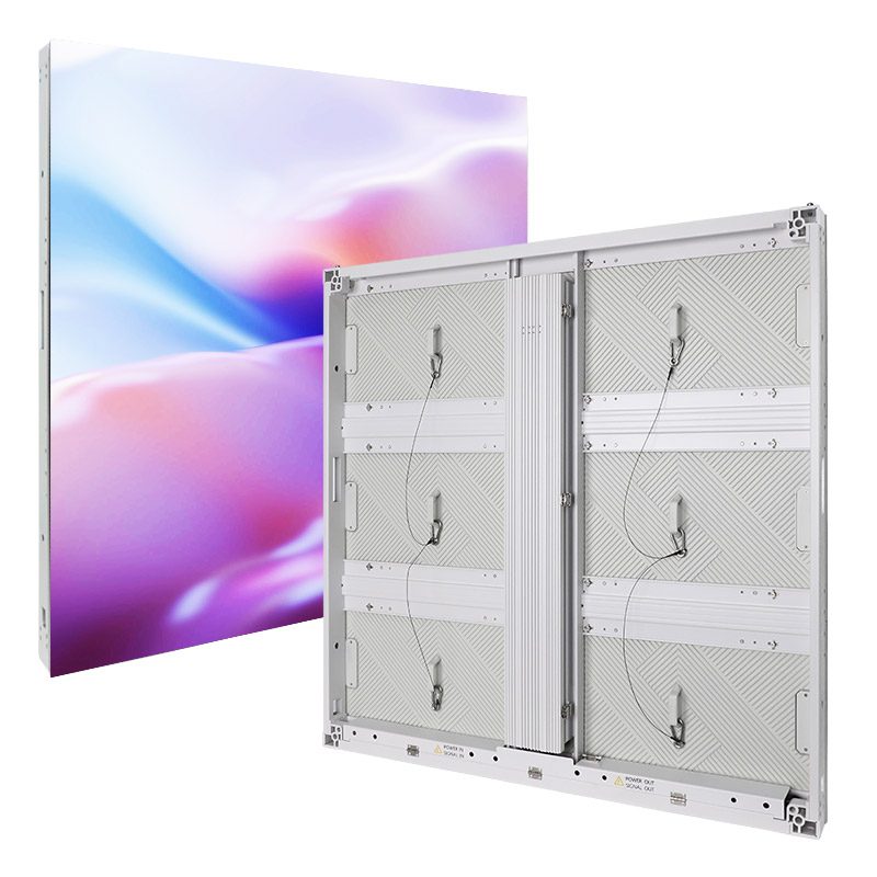 EagerLED EA960F3 outdoor LED cabinet - LED Display Price - LED Display Price Front and rear views of an EagerLED EA960F3 outdoor LED cabinet